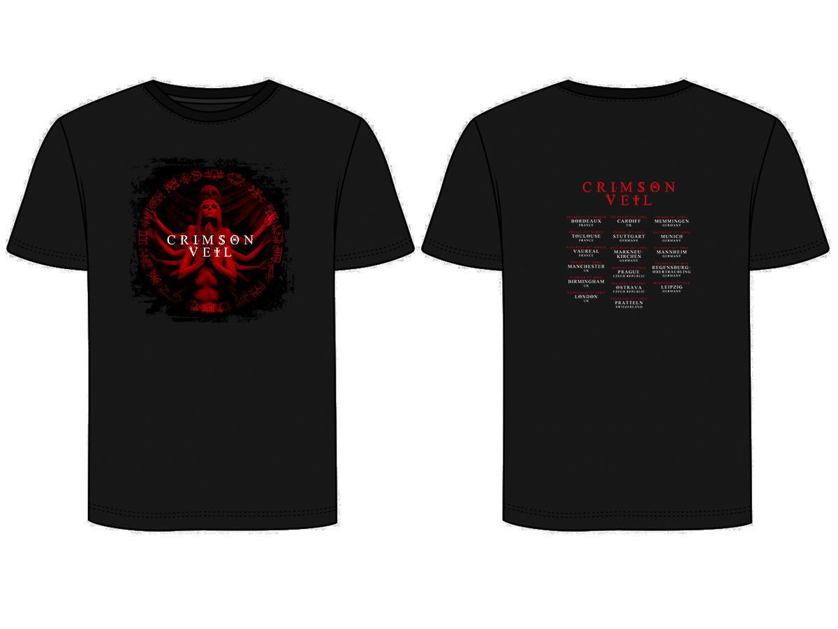 Crimson Veil Arms Tour T-shirt